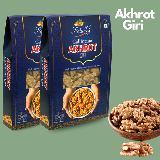 Premium Walnut Kernels (Akhrot Giri) 200g 🧠 | Fresh, Crunchy & Omega-3 Rich | Healthy Dry Fruit (Pack of 2x200g)