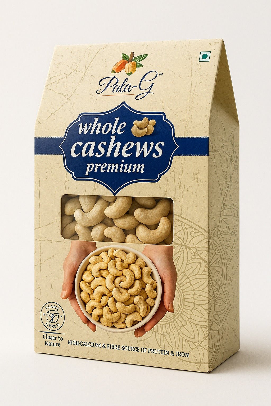 Premium Whole Cashew Nuts (Kaju) 200g 🥜 | Fresh, Crunchy & Handpicked | Healthy Snack (Pack of 1)