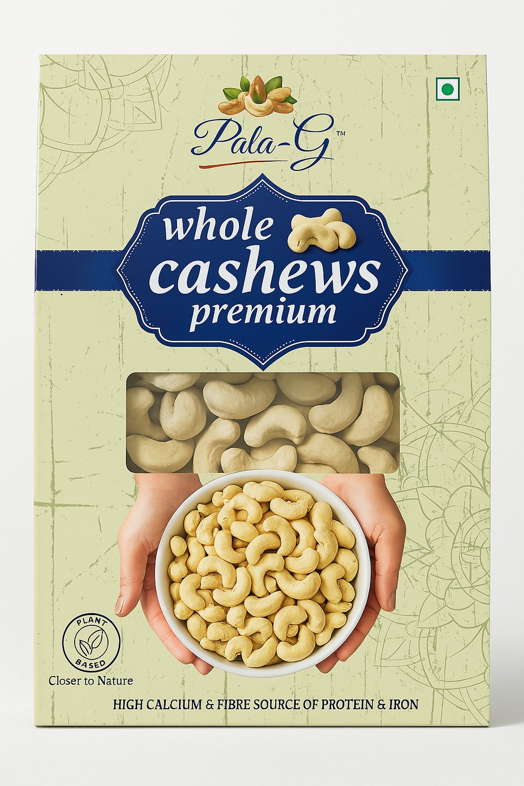 Premium Whole Cashew Nuts (Kaju) 200g 🥜 | Fresh, Crunchy & Handpicked | Healthy Snack (Pack of 1)