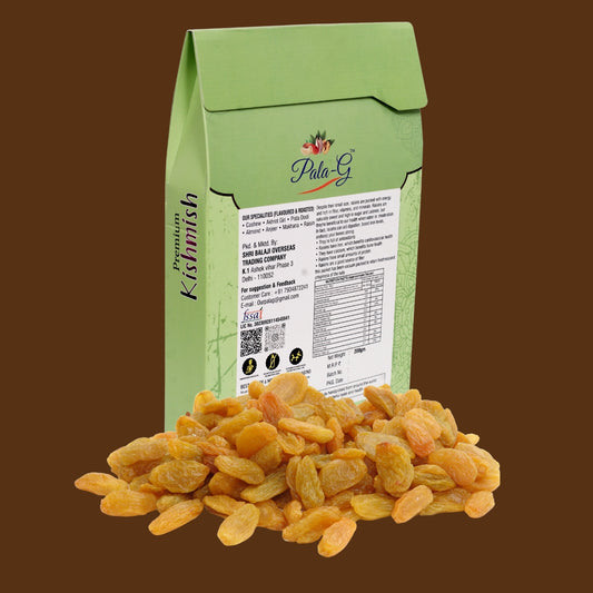 Premium Sun-Dried Raisins (Kishmish) 200g 🍇 | Naturally Sweet, Juicy & Healthy (Pack of 1)