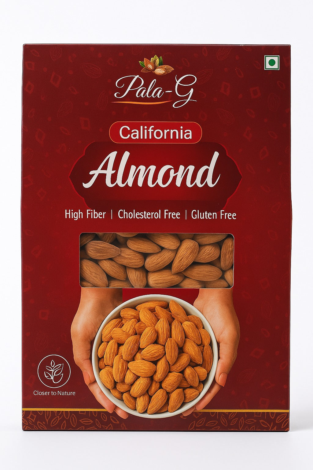 Premium Almonds (Badam) 200g 🥜 | Fresh, Crunchy & Natural | Healthy Snack for Daily Use & Gifting 🎁(Pack of 2 x 200g)